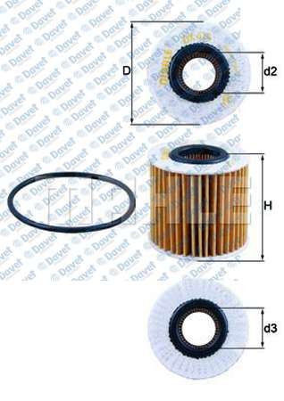 MAHLE OX414D2 Yag Filtresi Corolla-Auris 1.4 D4d 07-12